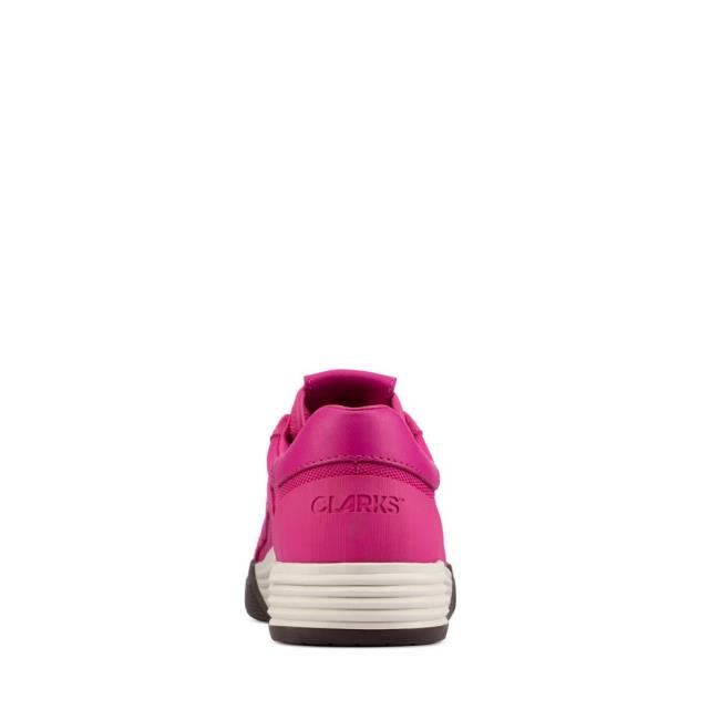 Girls' Clarks Cica Youth Sneakers Pink | CLK265HDZ