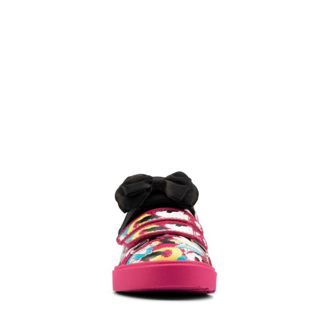 Girls' Clarks City Dream Kid School Shoes Pink | CLK375XEK