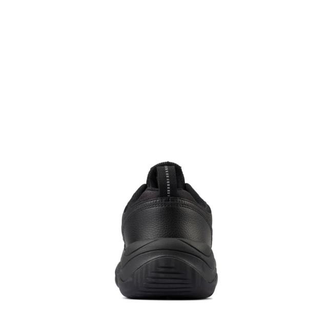 Girls' Clarks Kuju Run Youth School Shoes Black | CLK120CXP