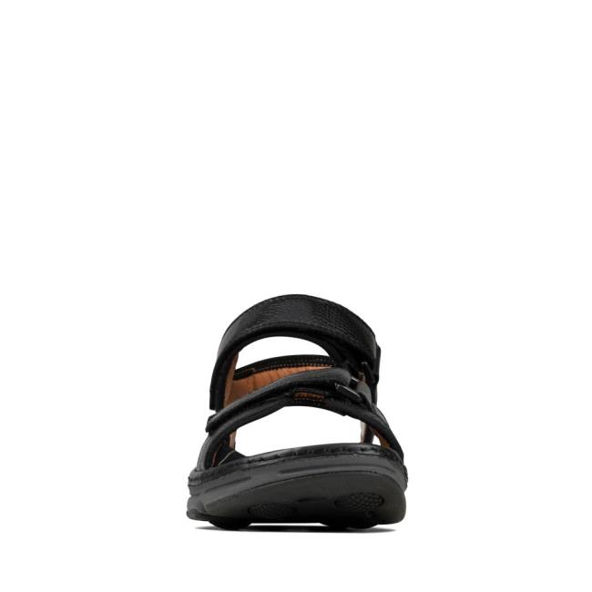 Men's Clarks ATL Part Sandals Black | CLK582MQH