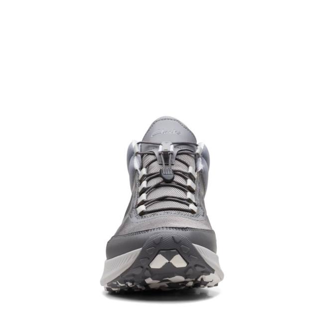 Men's Clarks ATL Trail Up GORE-TEX Sneakers Grey | CLK640KXB