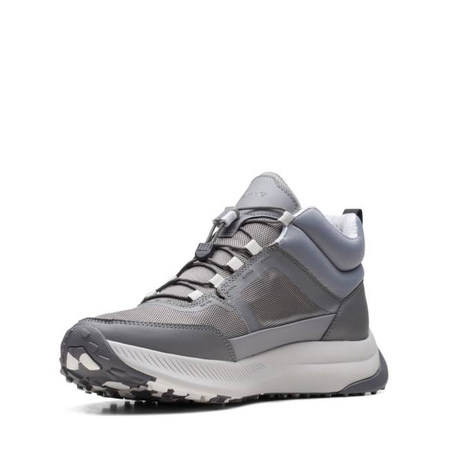 Men's Clarks ATL Trail Up GORE-TEX Sneakers Grey | CLK640KXB