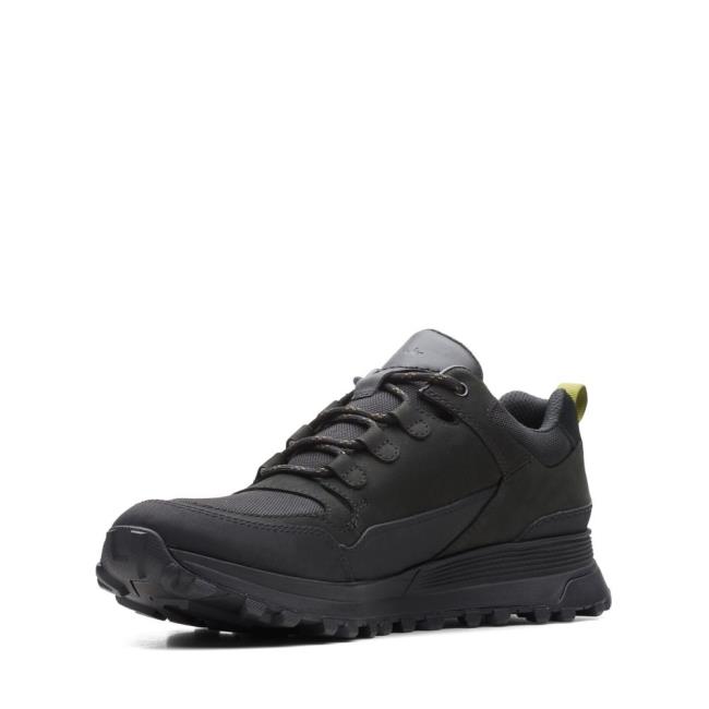 Men's Clarks ATL Trek Lo GORE-TEX Sneakers Black | CLK654AOG