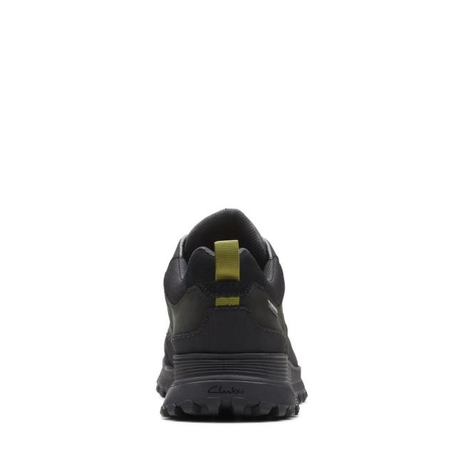 Men's Clarks ATL Trek Lo GORE-TEX Sneakers Black | CLK654AOG