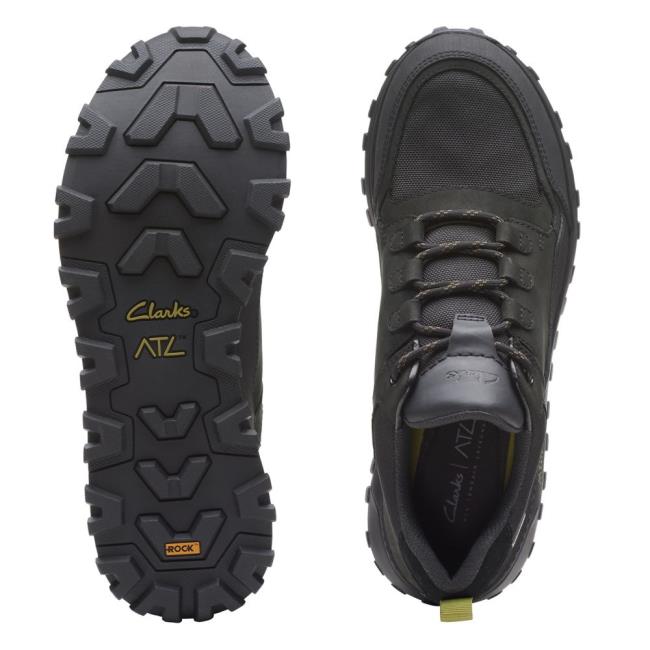 Men's Clarks ATL Trek Lo GORE-TEX Sneakers Black | CLK654AOG