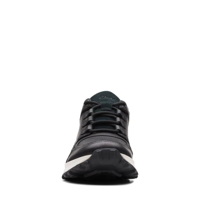 Men's Clarks ATL Trek Lo Sneakers Black | CLK658JMY