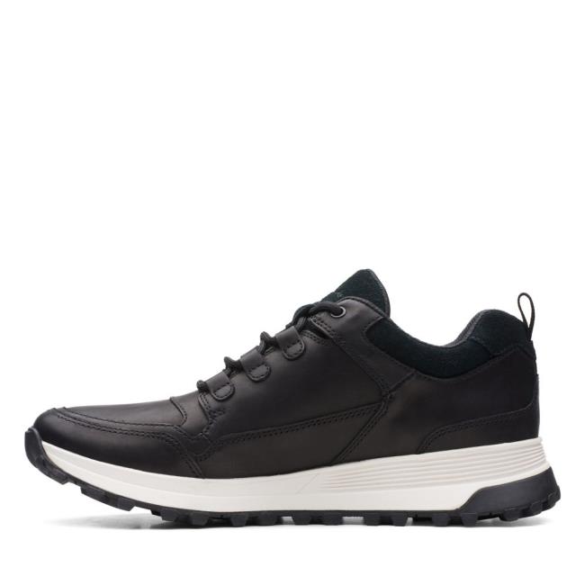 Men's Clarks ATL Trek Lo Sneakers Black | CLK658JMY