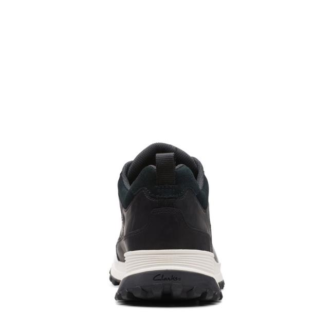 Men's Clarks ATL Trek Lo Sneakers Black | CLK658JMY