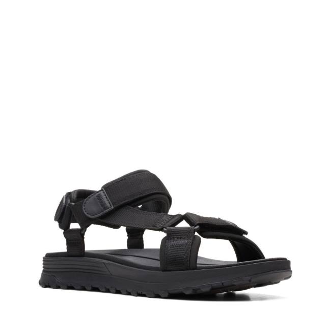 Men's Clarks ATL Trek Sea Sandals Black | CLK580XFU