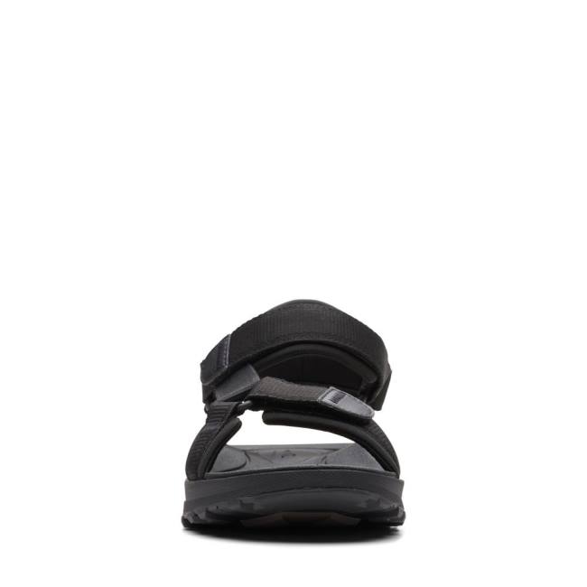 Men's Clarks ATL Trek Sea Sandals Black | CLK580XFU