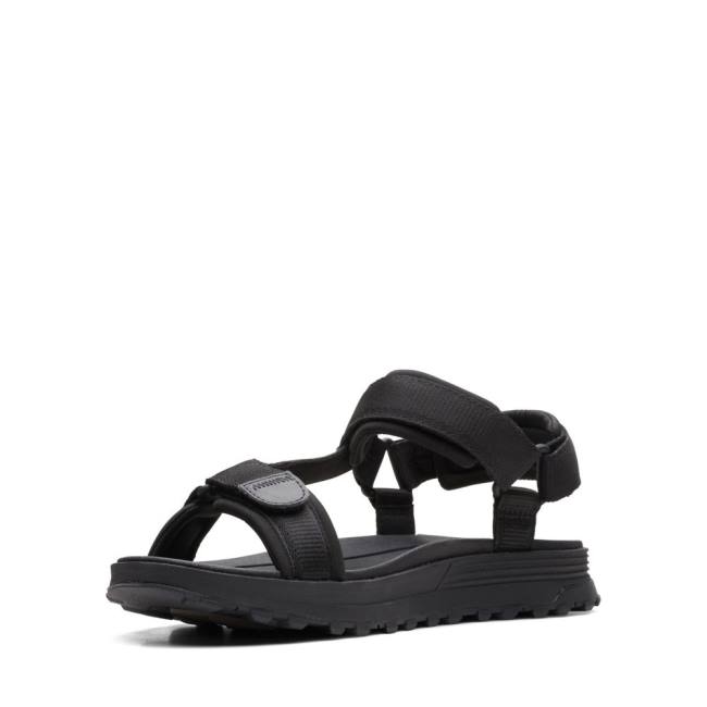 Men's Clarks ATL Trek Sea Sandals Black | CLK580XFU