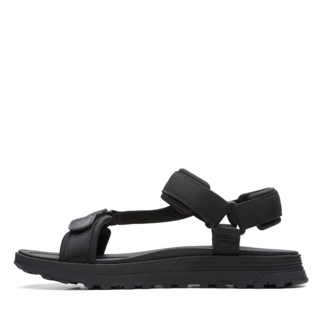 Men's Clarks ATL Trek Sea Sandals Black | CLK580XFU