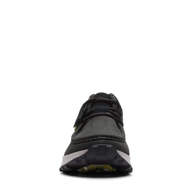 Men's Clarks ATL Trek Wally Sneakers Black | CLK463JLE