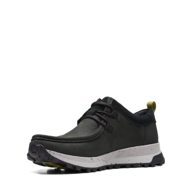 Men's Clarks ATL Trek Wally Sneakers Black | CLK463JLE