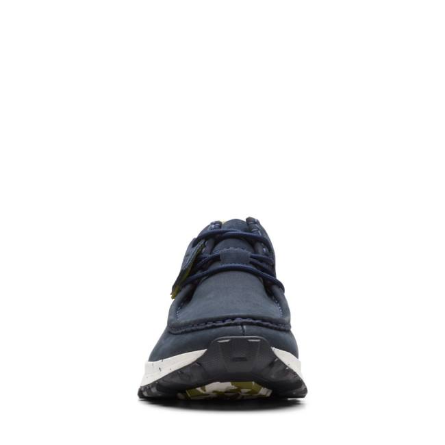 Men's Clarks ATL Trek Wally Sneakers Navy | CLK417UQZ