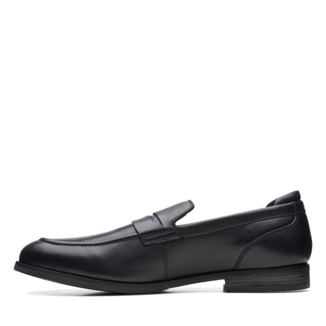 Men's Clarks Bradish Ease Loafers Black | CLK853UET