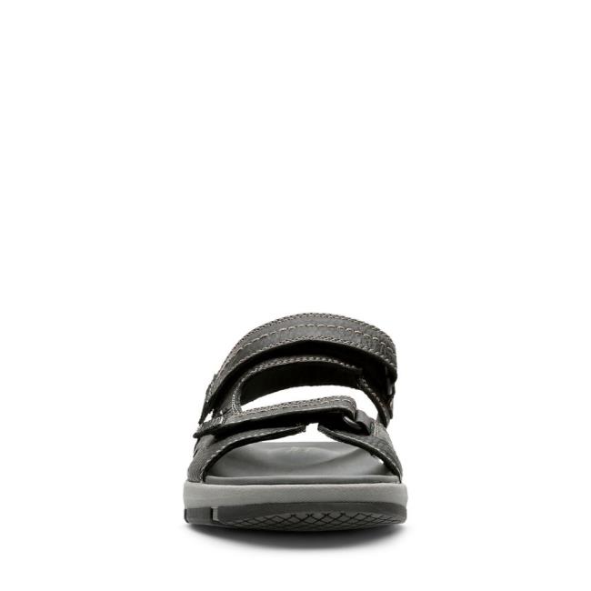 Men's Clarks Brixby Shore Sandals Black | CLK528UDY