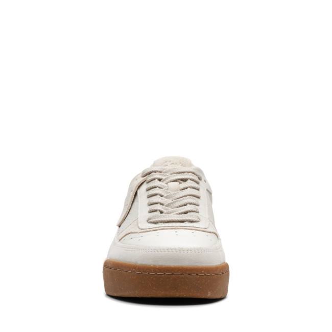 Men's Clarks Craft Court Lace Sneakers White | CLK609LFW