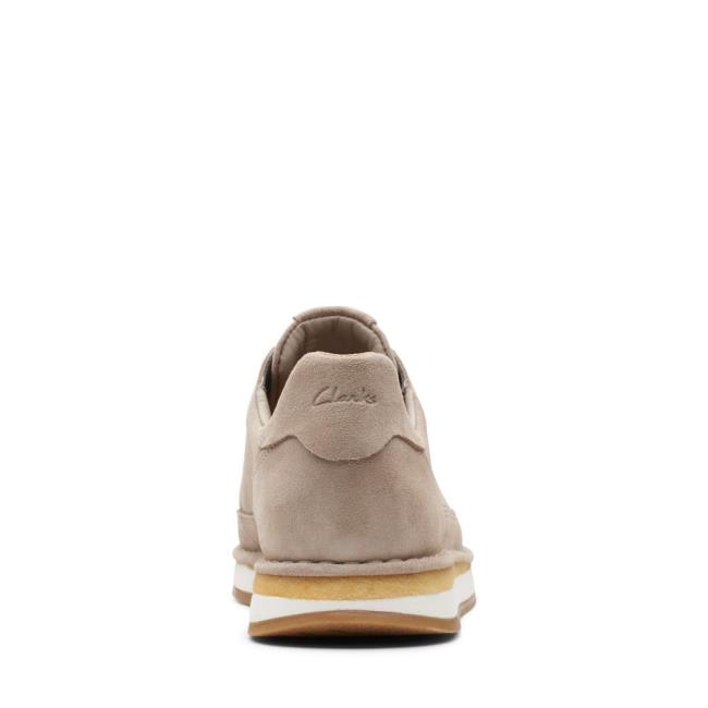 Men's Clarks Craft Run Lace Sneakers Brown | CLK204SET