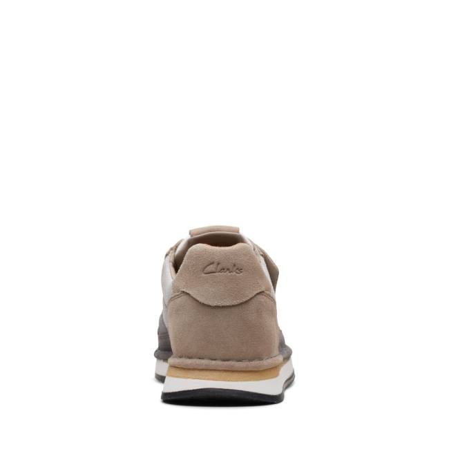 Men's Clarks Craft Run Tor Sneakers Grey | CLK863HCY