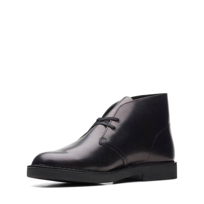 Men's Clarks Desert Boot 2 Ankle Boots Black | CLK013EJF