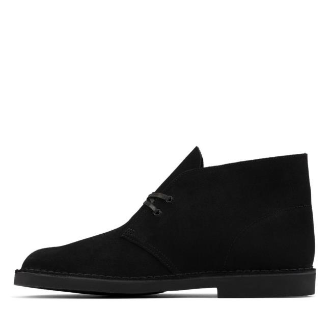 Men's Clarks Desert Boot 2 Desert Boots Black | CLK928GFL