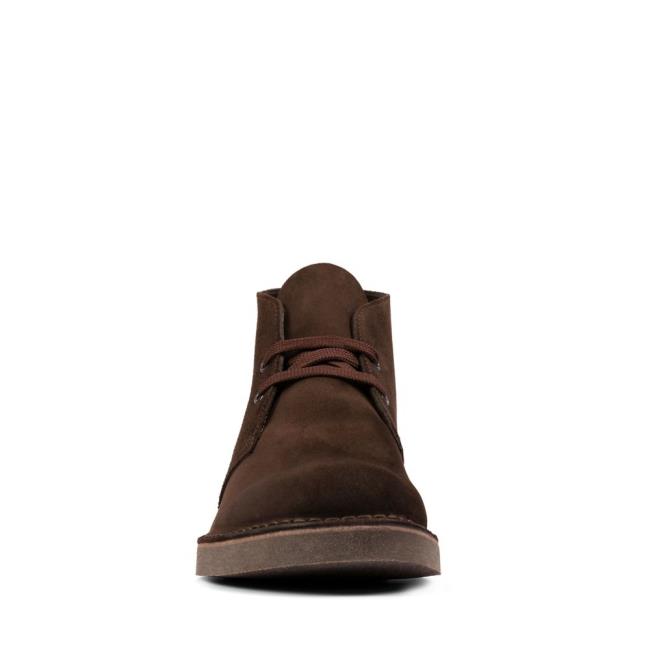 Men's Clarks Desert Boot 2 Desert Boots Dark Brown | CLK974GOD