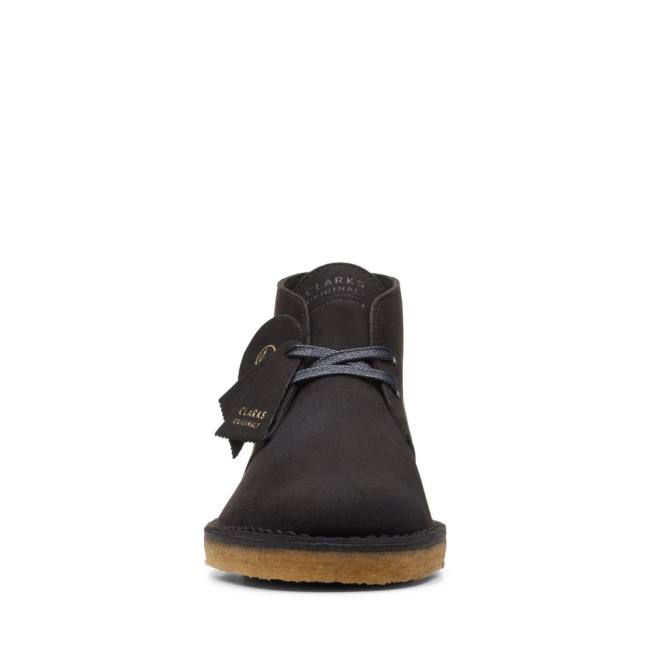 Men's Clarks Desert Boot Classic Desert Boots Black | CLK564ALF