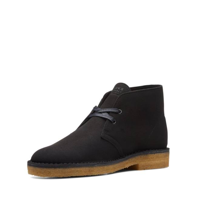 Men's Clarks Desert Boot Classic Desert Boots Black | CLK564ALF