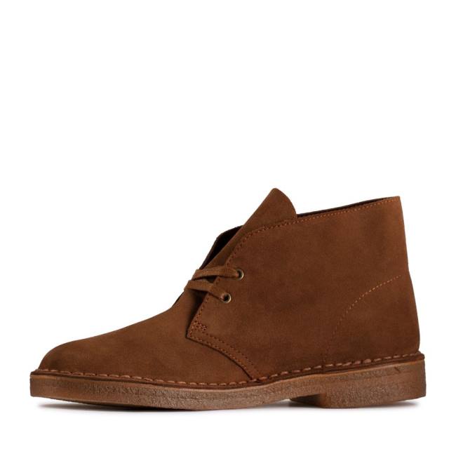 Men's Clarks Desert Boot Classic Desert Boots Cola Suede | CLK571KCU