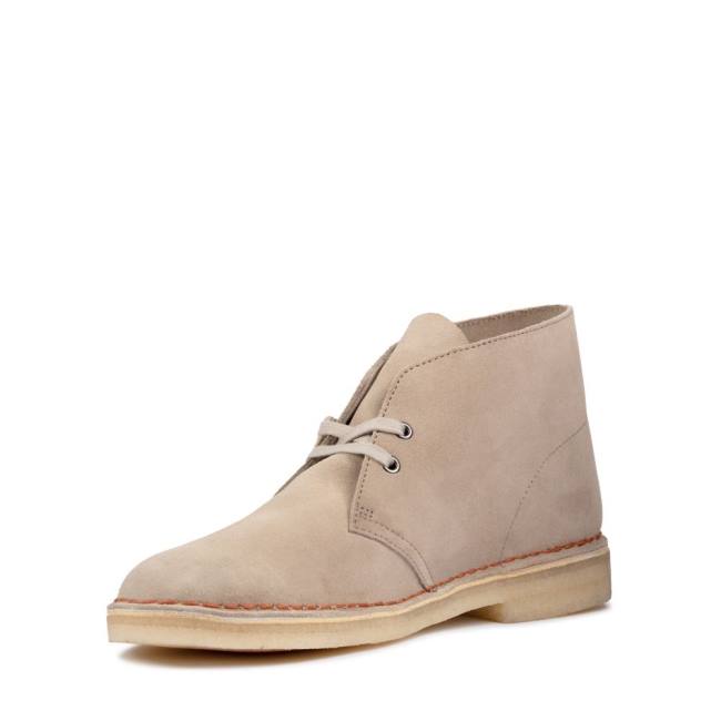 Men's Clarks Desert Boot Classic Desert Boots Sand Suede | CLK934WJD