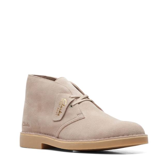 Men's Clarks Desert Boot Classic Evo Desert Boots Sand Suede | CLK928NMF