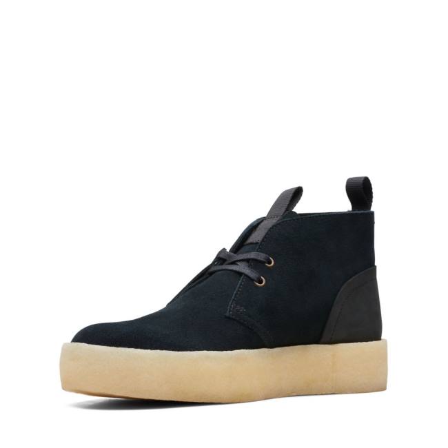 Men's Clarks Desert Cup Desert Boots Black | CLK976TBO