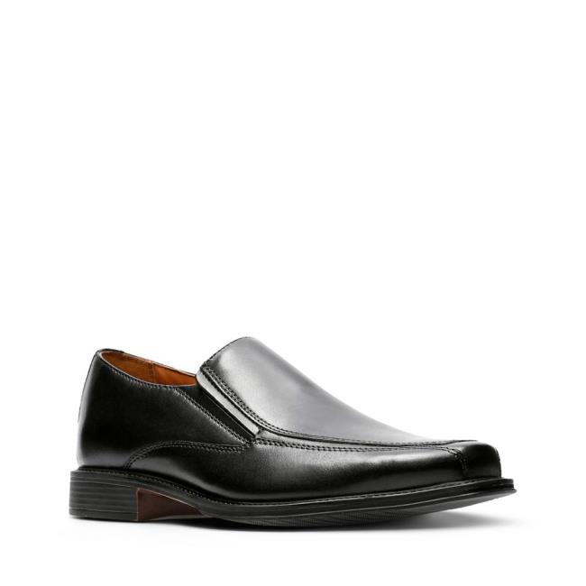 Men's Clarks Driggs Free Loafers Black | CLK460NYI