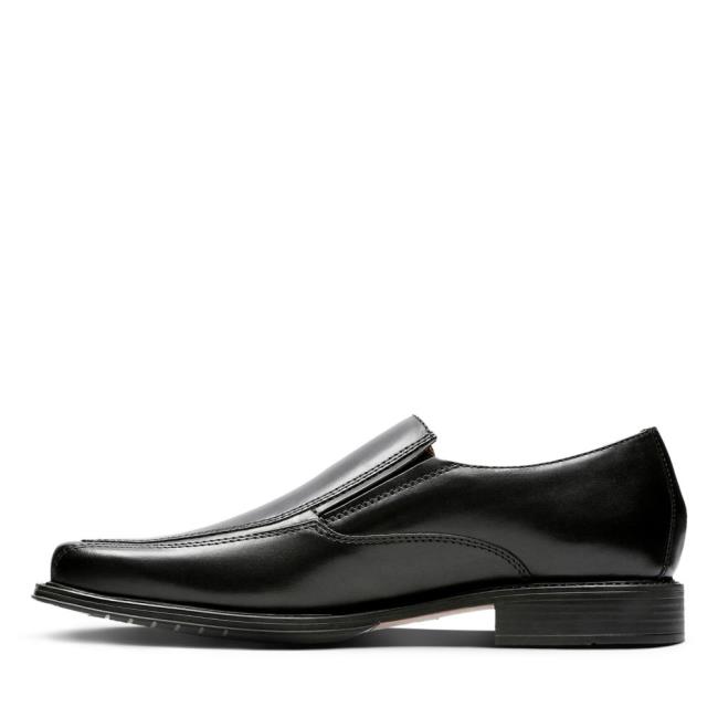 Men's Clarks Driggs Free Loafers Black | CLK460NYI