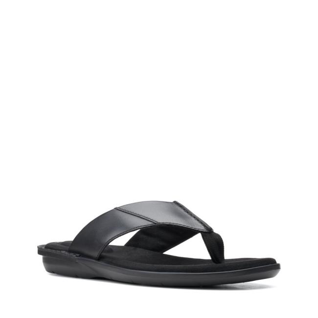 Men's Clarks Ellison Easy Sandals Black | CLK295UQE