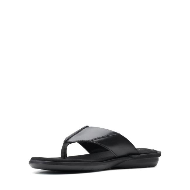 Men's Clarks Ellison Easy Sandals Black | CLK295UQE