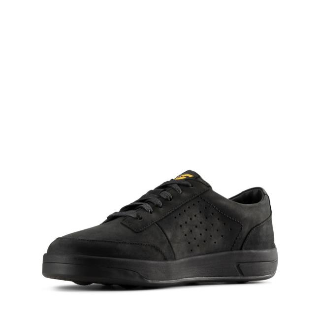 Men's Clarks Hero Air Lace Sneakers Black | CLK743PMX