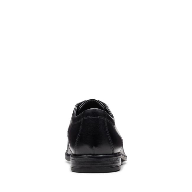 Men's Clarks Howard Walk Black Shoes Black | CLK257LDA