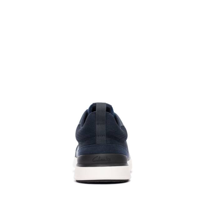 Men's Clarks LT Lace Sneakers Navy | CLK051WOG