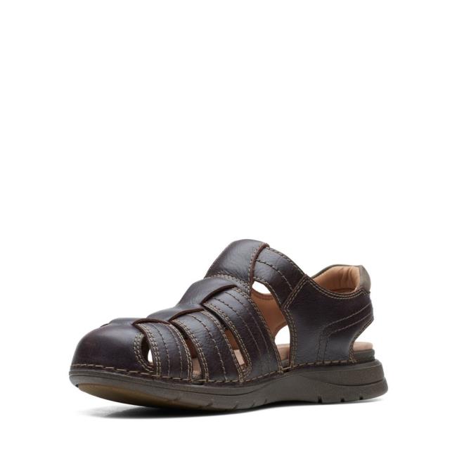 Men's Clarks Nature Limit Sandals Brown | CLK746TVW