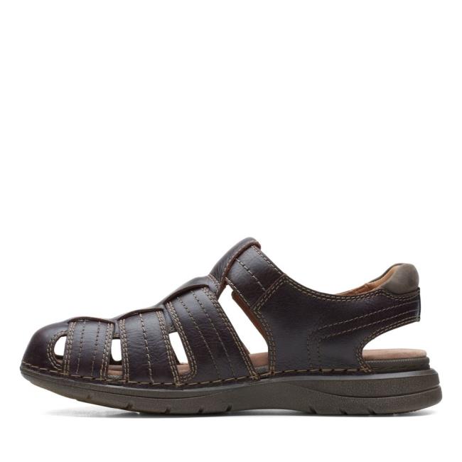 Men's Clarks Nature Limit Sandals Brown | CLK746TVW