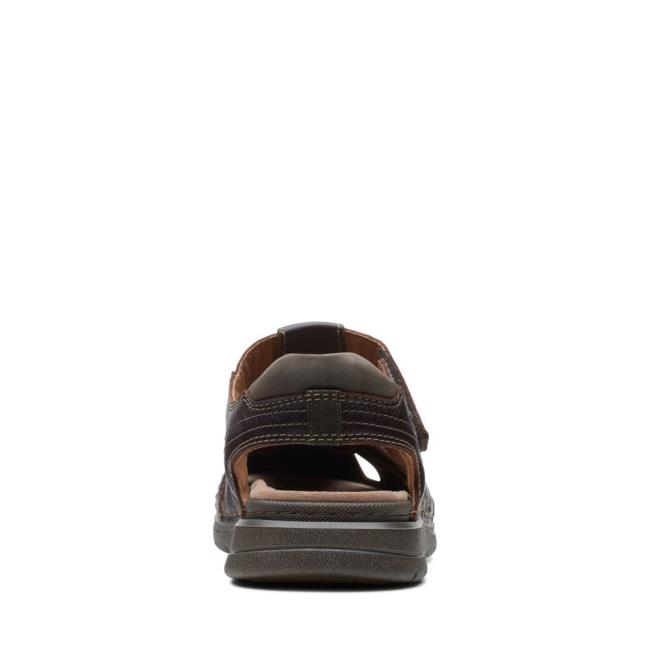 Men's Clarks Nature Limit Sandals Brown | CLK746TVW