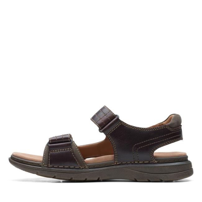 Men's Clarks Nature Trek Sandals Brown | CLK340WXM