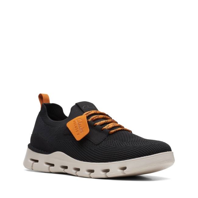 Men's Clarks Nature X Lo Sneakers Black | CLK937NBA