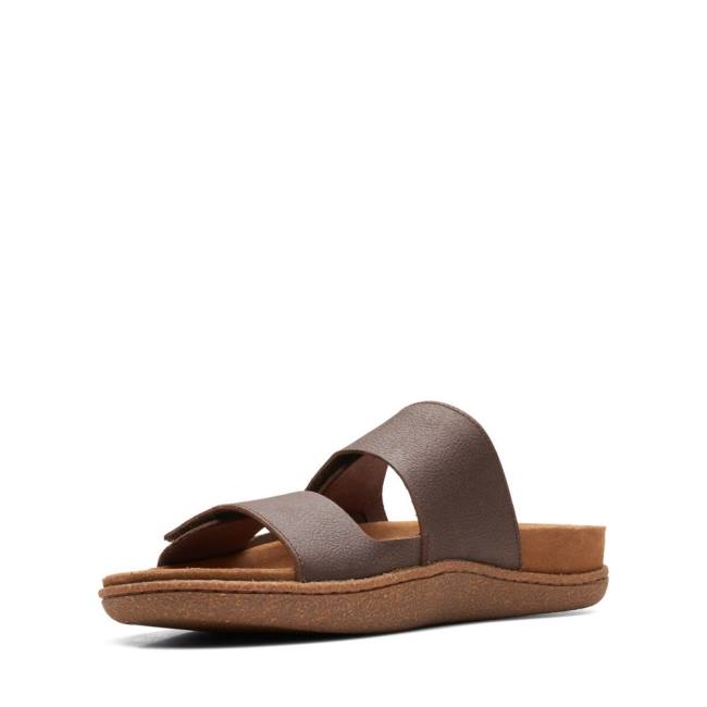 Men's Clarks Pilton Strap Sandals Brown | CLK036WLA