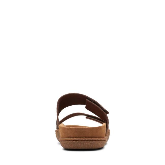 Men's Clarks Pilton Strap Sandals Brown | CLK036WLA