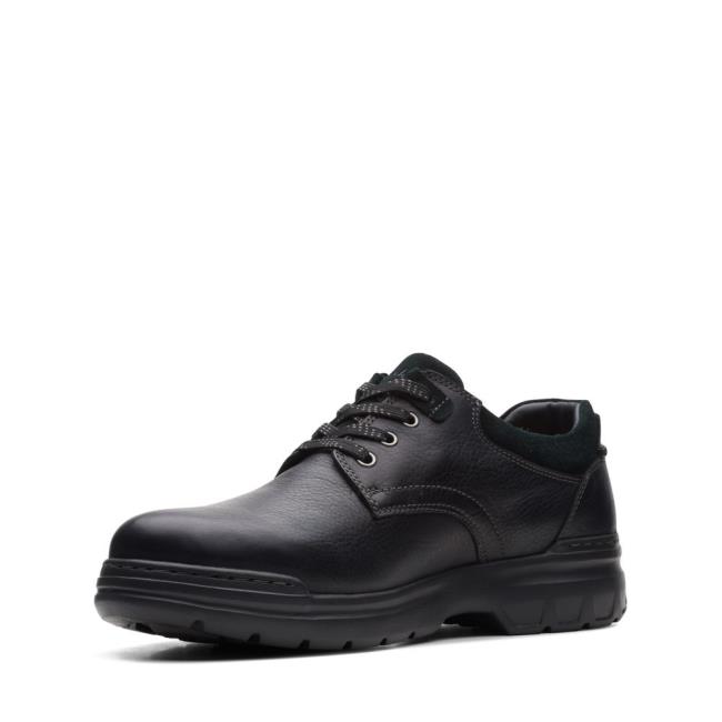 Men's Clarks Rockie2 LoGTX Sneakers Black | CLK168ULI