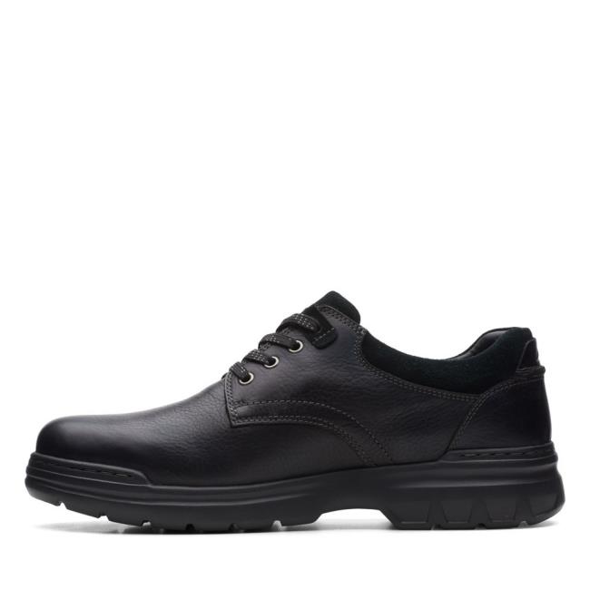 Men's Clarks Rockie2 LoGTX Sneakers Black | CLK168ULI