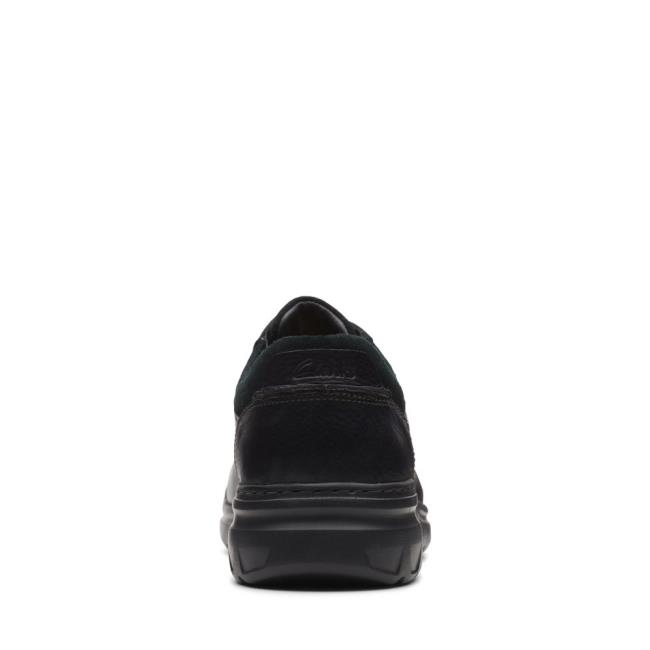 Men's Clarks Rockie2 LoGTX Sneakers Black | CLK168ULI